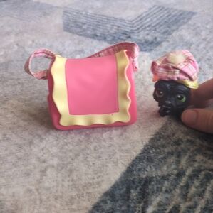 2004 Littlest Pet Shop Portable Pets Black Scottie Puppy Dog #23